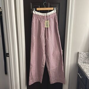 Daily Drills striped cotton lounge pajama pant